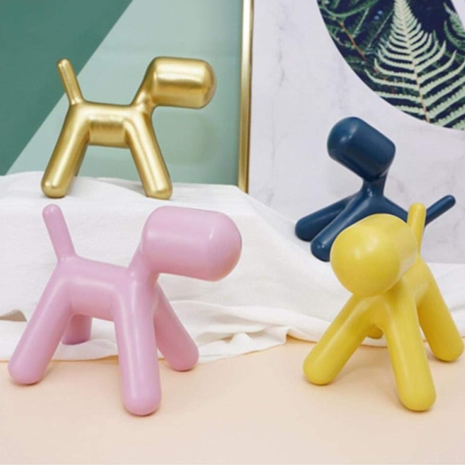 4315 Plastic Cute Animal Puppy Chair,Creative Dog Low Footstool,Cartoon Foot Rest Stool for Bedroom Living Room Entrance Gift (1 Pc)