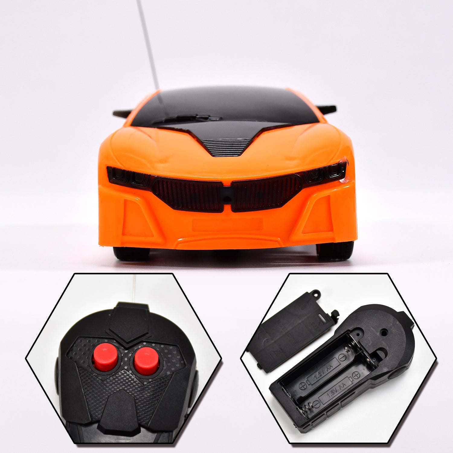 4451 Remote Control Fast Modern Racing Car 3D Light with Go Forward And Backward 