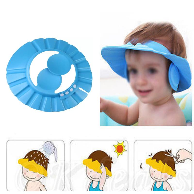 0378 Adjustable Safe Soft Baby Shower cap REDBUY ENTERPRISES