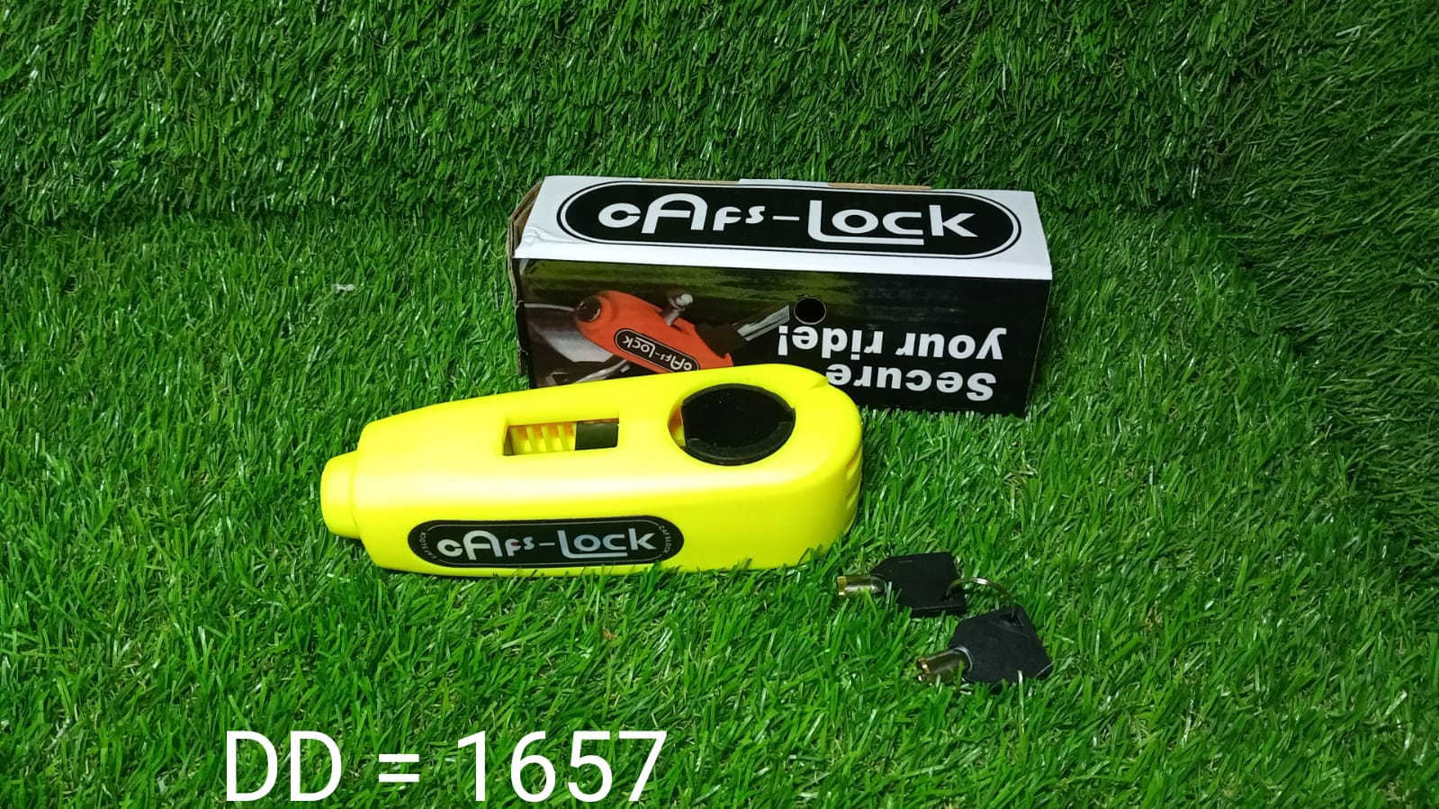 1657 Heavy Duty Bike Brake Lock - Locking System by Holding Handle Bar with Brake Lever 
